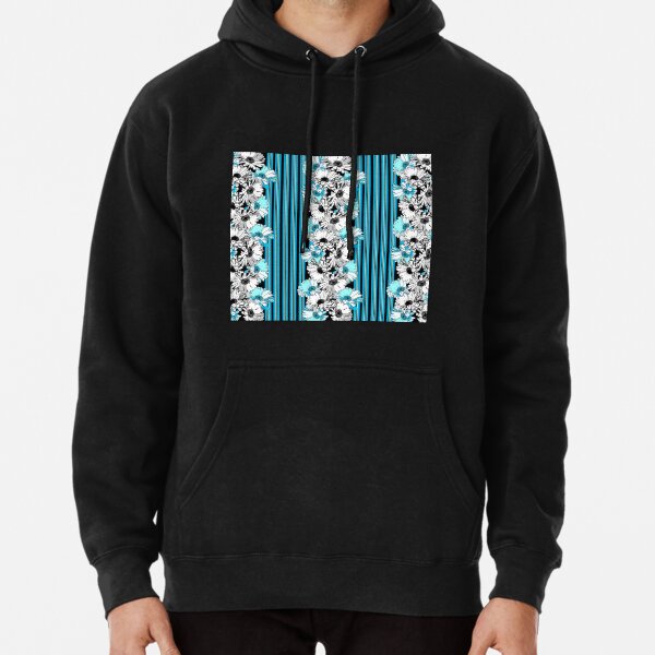 Graphic Daisy Chain Stripe Pullover Hoodie