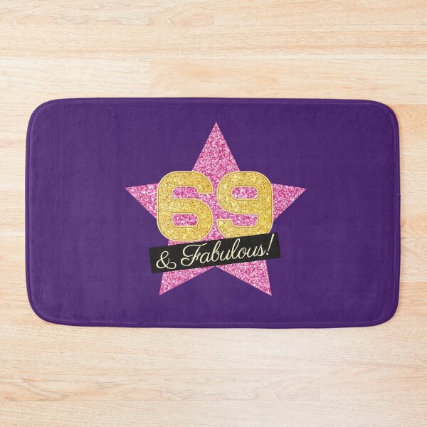 Item preview, 69th Birthday Gifts Women Fabulous - Pink Gold designed and sold by betternotes.