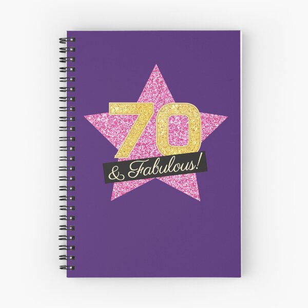 Item preview, 70th Birthday Gifts Women Fabulous - Pink Gold designed and sold by betternotes.