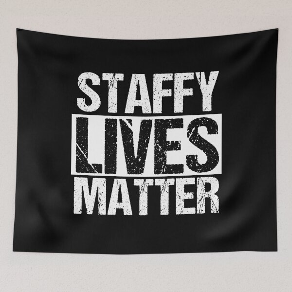 Item preview, Staffy lives - Rescue Staffies designed and sold by Beyond Words.