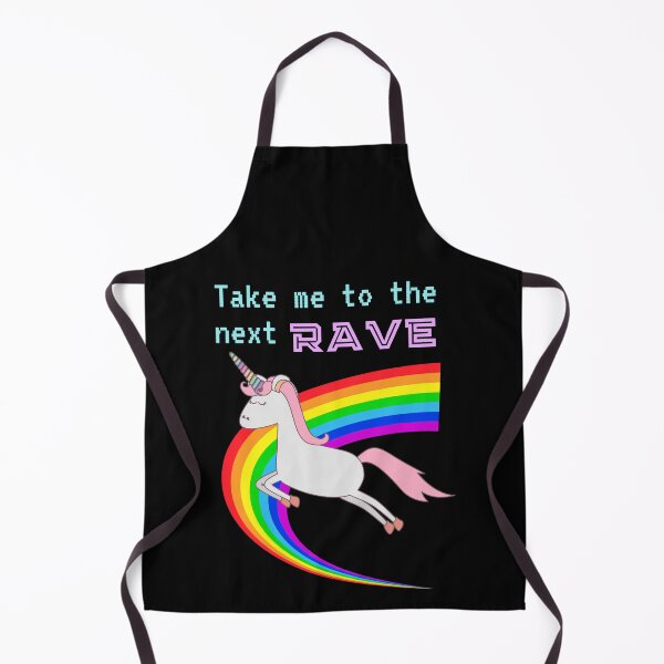 Item preview, Take Me To The Next Rave - Raving Unicorn designed and sold by m95sim.