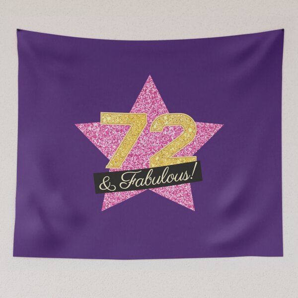 Item preview, 72nd Birthday Gifts Women Fabulous - Pink Gold designed and sold by betternotes.