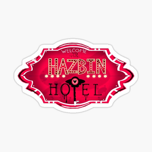 Hazbin Hotel Logo Pegatina