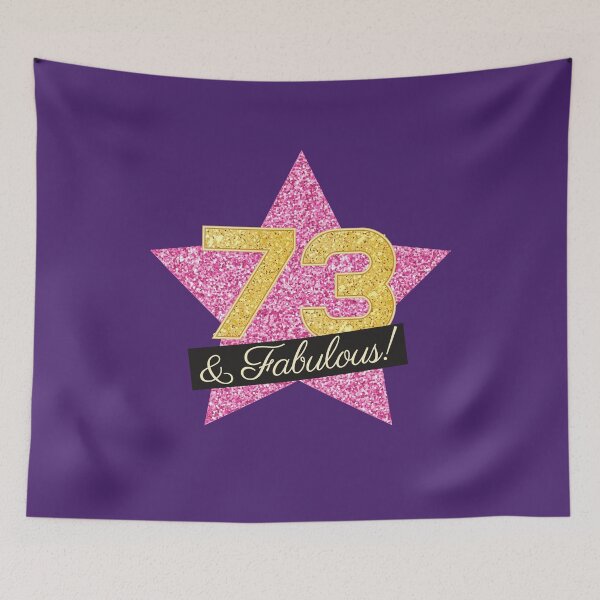 Item preview, 73rd Birthday Gifts Women Fabulous - Pink Gold designed and sold by betternotes.