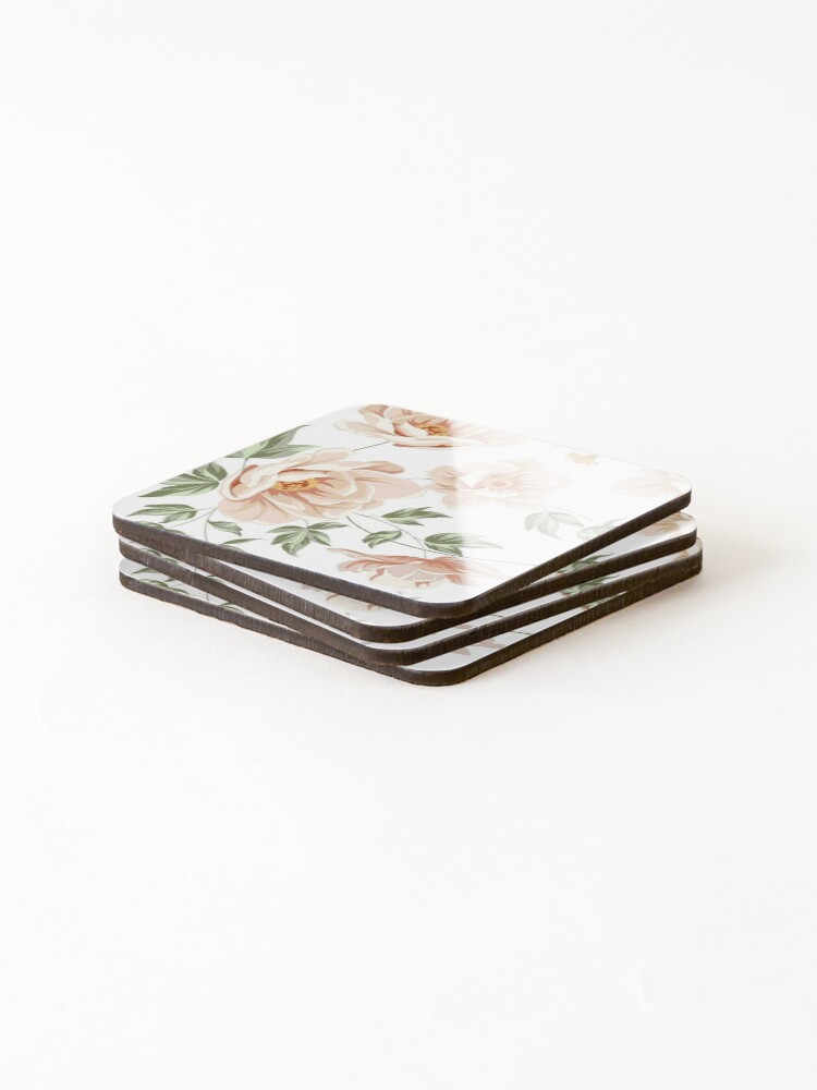 Thumbnail 4 of 5, Coasters (Set of 4), Multiple Flower Pattern designed and sold by Create-It.