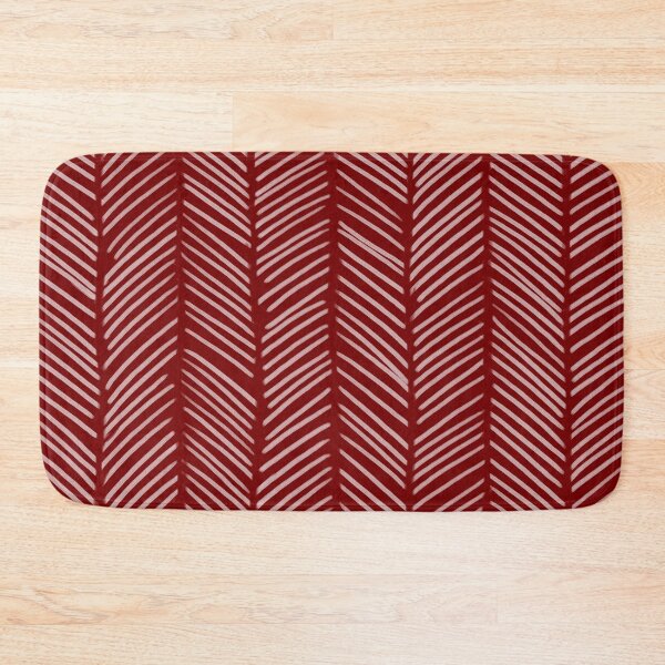 Item preview, Crimson Herringbone designed and sold by ColorObsession.
