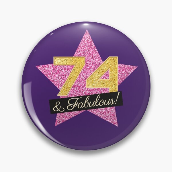 Item preview, 74th Birthday Gifts Women Fabulous - Pink Gold designed and sold by betternotes.