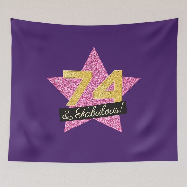 Item preview, 74th Birthday Gifts Women Fabulous - Pink Gold designed and sold by betternotes.