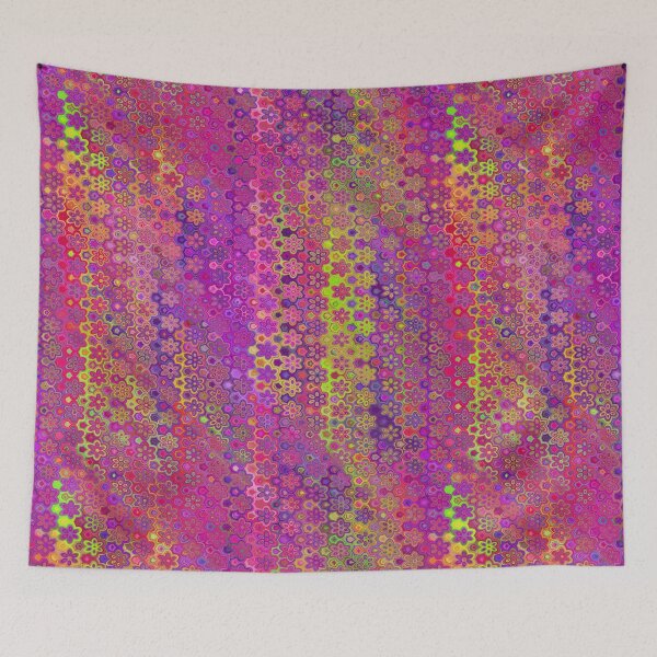 Item preview, Boho Retro Pink Floral Pattern designed and sold by RootSquare.
