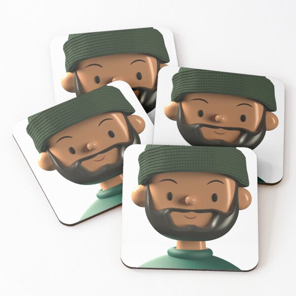Item preview, Funny black bearded man Ferdinand designed and sold by MHerzel.