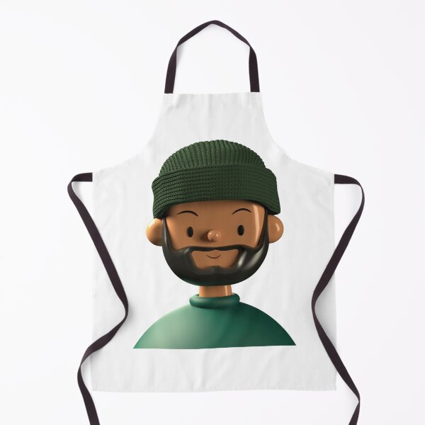 Item preview, Funny black bearded man Ferdinand designed and sold by MHerzel.