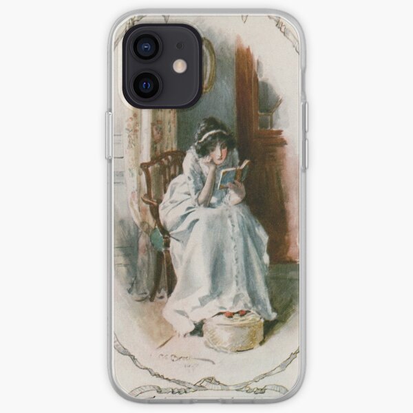 Charles Edmund Brock - Jane Austen Reading Udolpho iPhone Soft Case