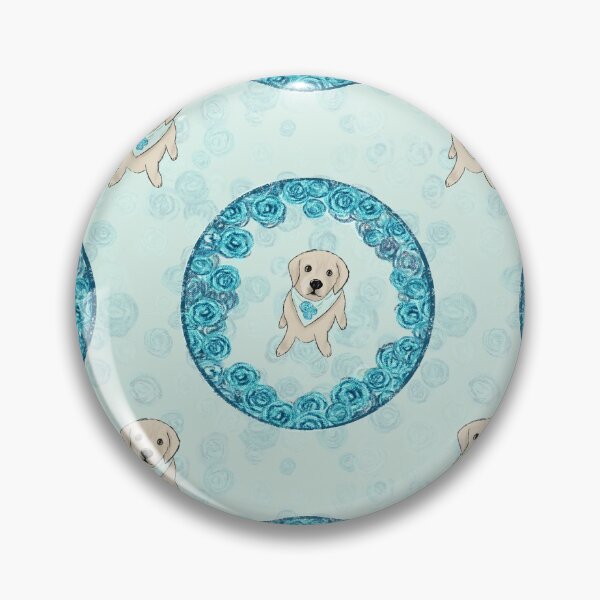 Item preview, Blue Roses and Golden Retriever designed and sold by BoandMe.