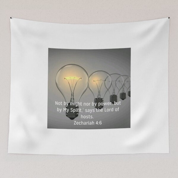 Item preview, Not by might nor by power designed and sold by Biblecafe.