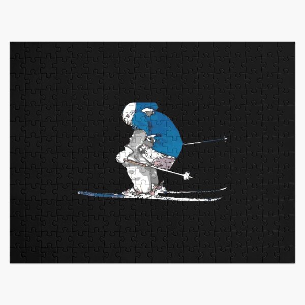 Snow Skiing with Barbie Jigsaw Puzzle by Movie Poster Prints - Pixels