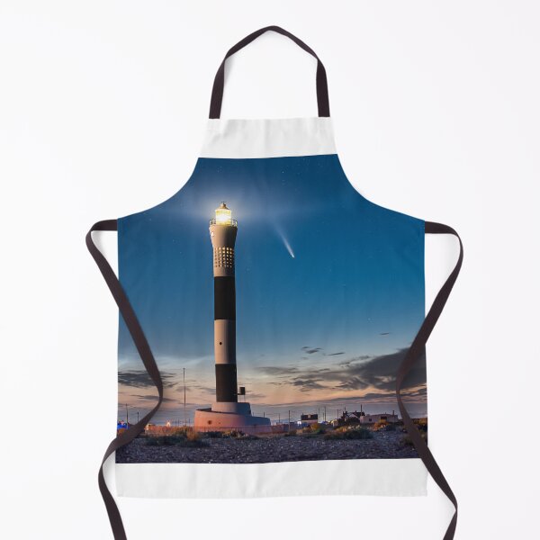 Item preview, Dungeness Lighthouse Comet Neowise at night designed and sold by rogerstanger.