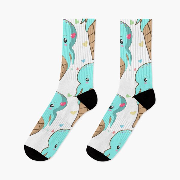 Item preview, Kawaii Ice Cream Cone Octopus - Funny Gift Octopus designed and sold by KC1max.