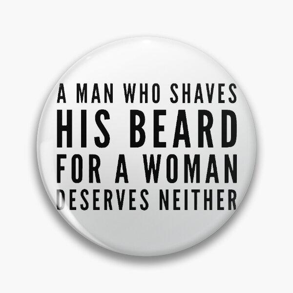 Item preview, A Man Who Shaves His Beard designed and sold by HalpinDesign.