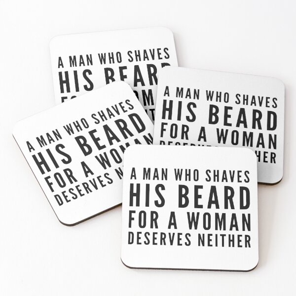 Item preview, A Man Who Shaves His Beard designed and sold by HalpinDesign.