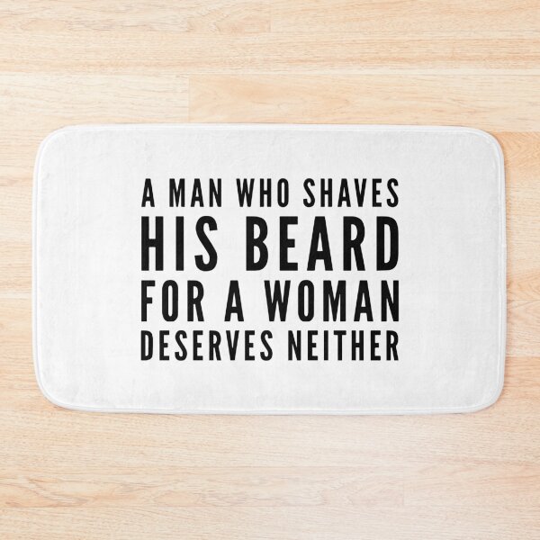Item preview, A Man Who Shaves His Beard designed and sold by HalpinDesign.