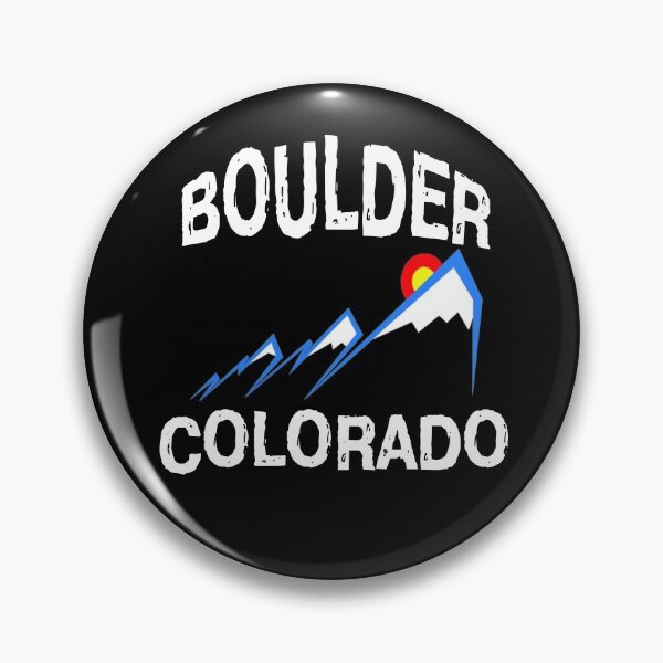 Item preview, BOULDER COLORADO Colorado Flag Rocky Mountain Scenery designed and sold by olegarh.