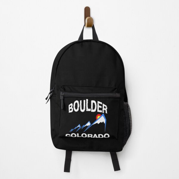 Item preview, BOULDER COLORADO Colorado Flag Rocky Mountain Scenery designed and sold by olegarh.