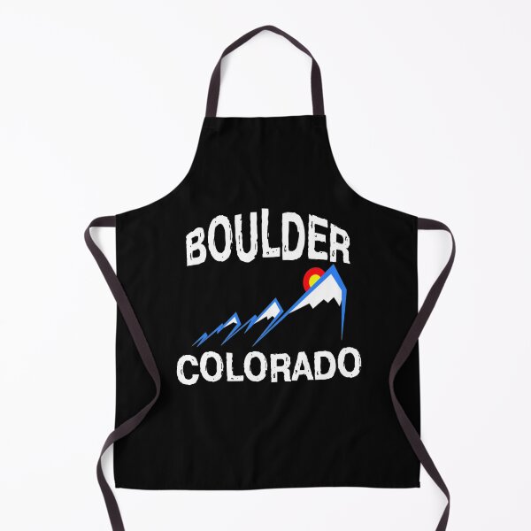 Item preview, BOULDER COLORADO Colorado Flag Rocky Mountain Scenery designed and sold by olegarh.