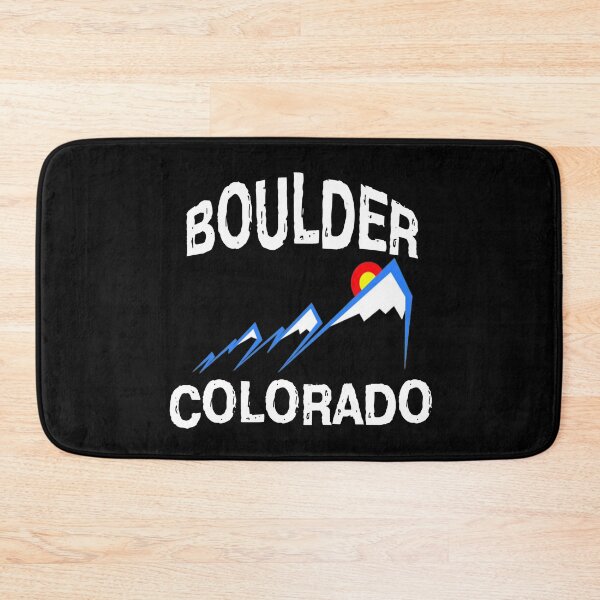 Item preview, BOULDER COLORADO Colorado Flag Rocky Mountain Scenery designed and sold by olegarh.
