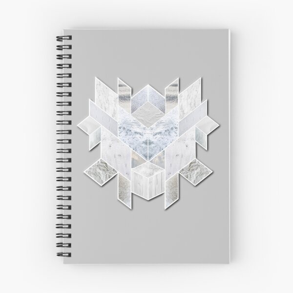 Item preview, White geometric collage with grey background designed and sold by CiniArt.