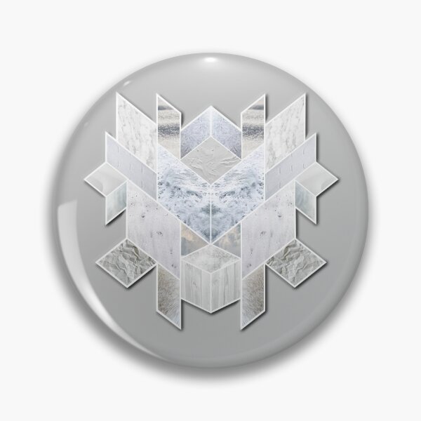 Item preview, White geometric collage with grey background designed and sold by CiniArt.