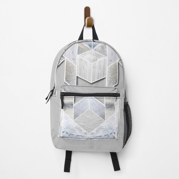 Item preview, White geometric collage with grey background designed and sold by CiniArt.