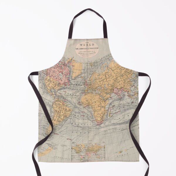 Item preview, Vintage Map of the World (1871) designed and sold by BravuraMedia.