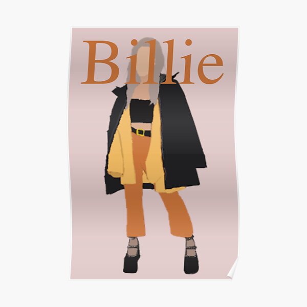 Billie Eilish Artist Music Poster Album Cover Art Print 12x12" 24x24" 32x32 