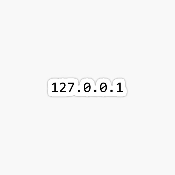 Item preview, 127.0.0.1 | Typography designed and sold by rsty11.