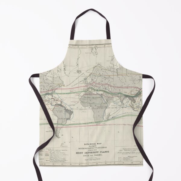 Item preview, Vintage World Forest & Vegetation Map (1850) designed and sold by BravuraMedia.