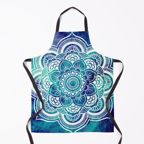 Item preview,  Galaxy Mandala: Teal Midnight Blue Galaxy  designed and sold by 2sweetsDesign.