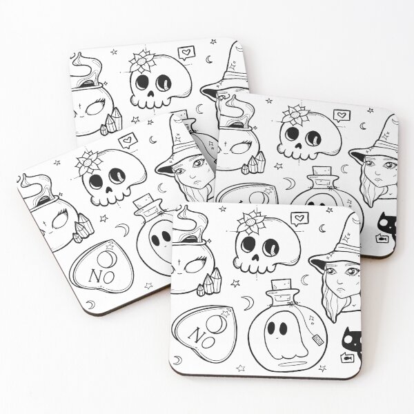 Item preview, Witch Flash Sheet designed and sold by TashDraws.