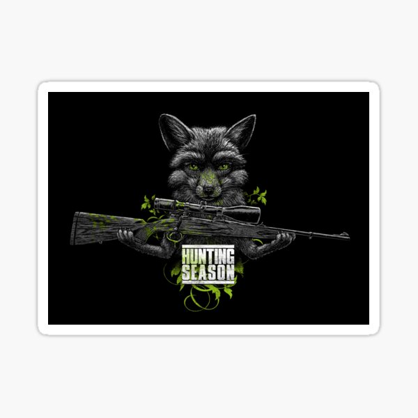 GRODNO – no compassion for fucking huntsmen - animal rights now Sticker