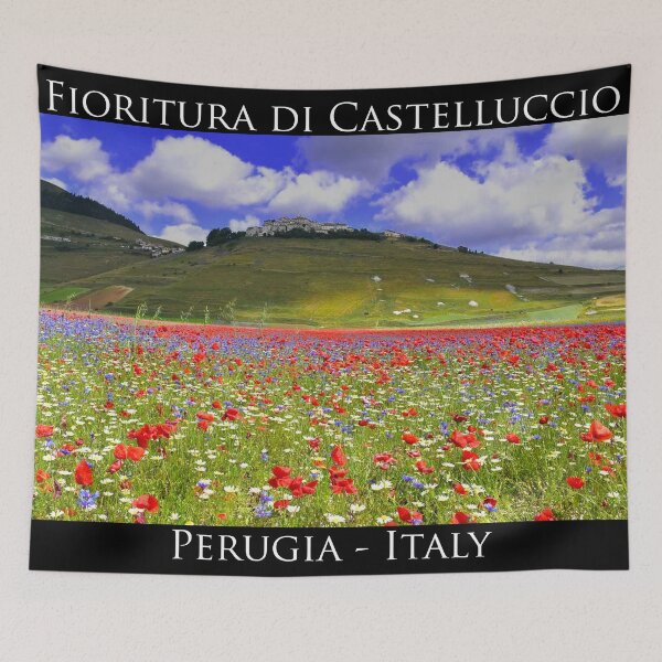 Item preview, Castelluccio Norcia Perugia V2, Italy. Postcard jigsaw puzzle and more designed and sold by superpixus.