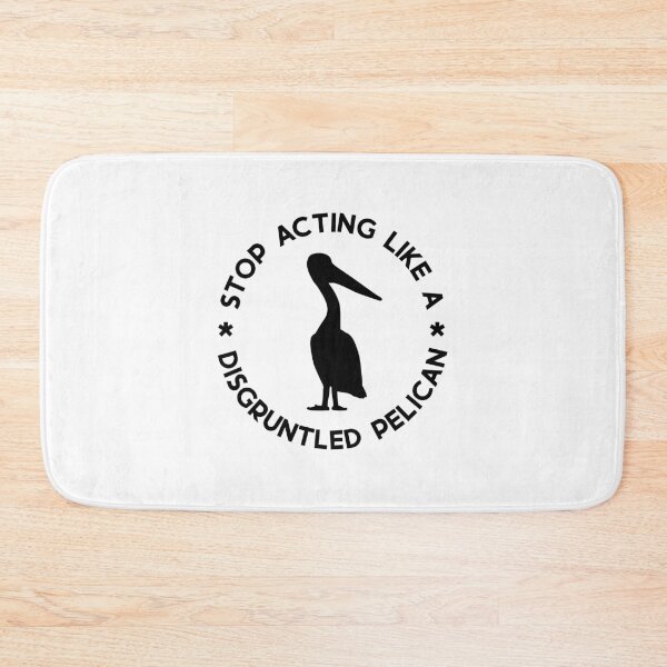 Item preview, Disgruntled Pelican (Black) designed and sold by splode.