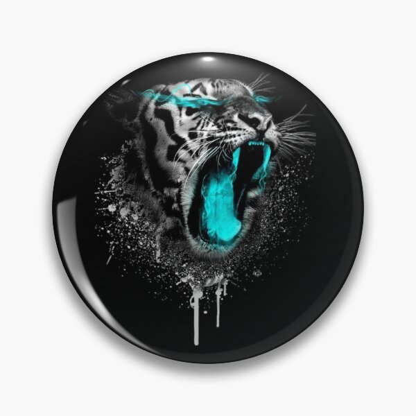 Item preview, Neon Tiger Graffiti designed and sold by Elwakel Store.