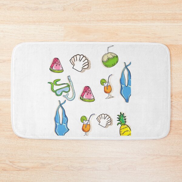 Item preview, Hydro Summer tropical beach seashell pineapple coconut  designed and sold by OneTimeEngineer.