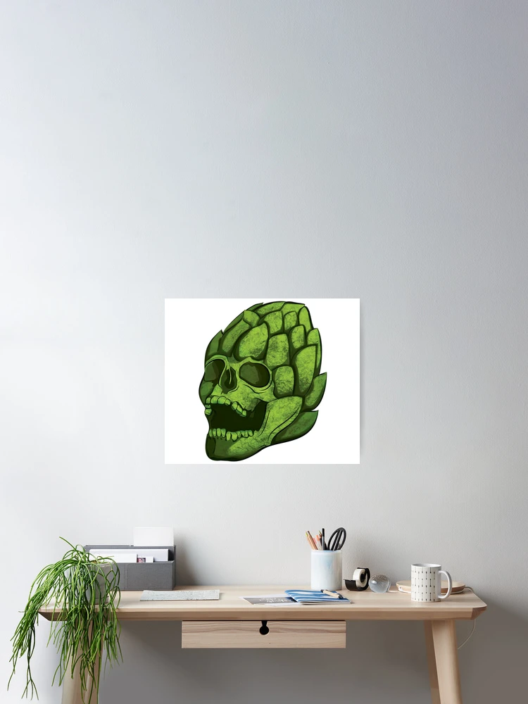 Thumbnail 2 of 3, Poster, HopSkull designed and sold by TwoBitMathews.