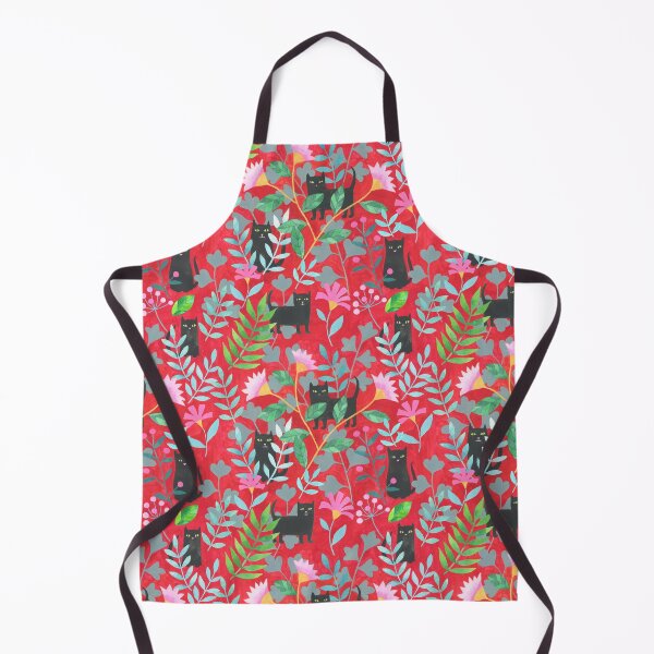 Item preview, Lucky Black Cats on Red  designed and sold by AlisonKolesar.