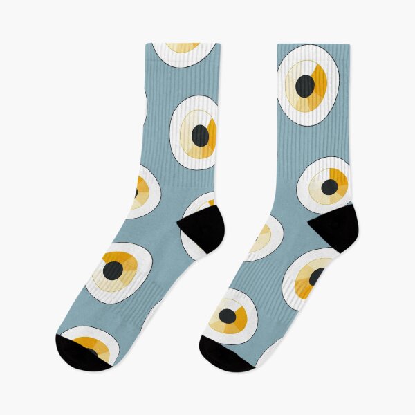 Item preview, Whimsical Eyes - Gold & Blue-Gray designed and sold by AnArielleShop.