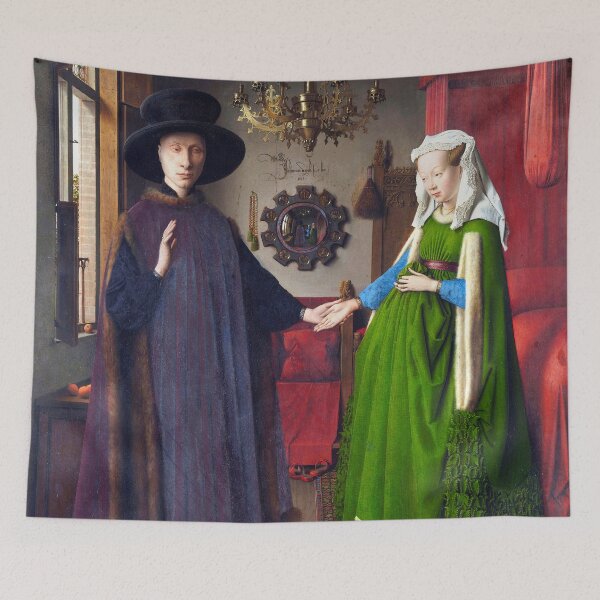 Artikelvorschau, Arnolfini-Porträt entworfen und verkauft von brushandframes.