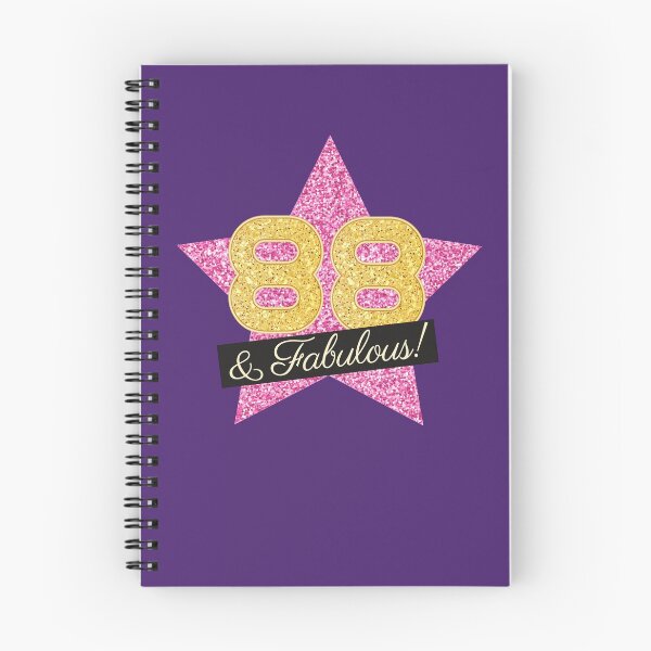 Item preview, 88th Birthday Gifts Women Fabulous - Pink Gold designed and sold by betternotes.