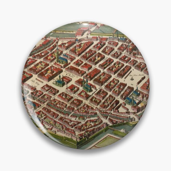 Item preview, Vintage Map of Wroclaw Poland (1752) designed and sold by BravuraMedia.