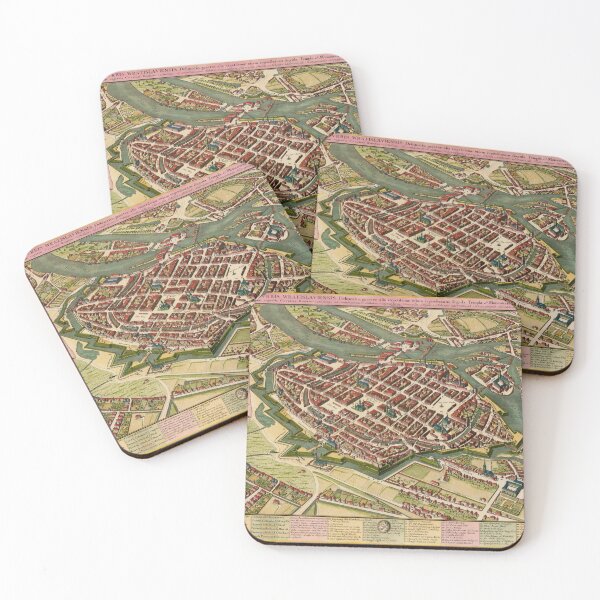 Item preview, Vintage Map of Wroclaw Poland (1752) designed and sold by BravuraMedia.