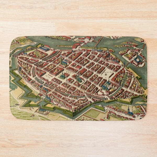 Item preview, Vintage Map of Wroclaw Poland (1752) designed and sold by BravuraMedia.